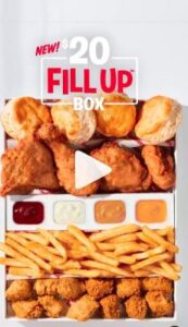 KFC $20 Family Fill Up Limited Time