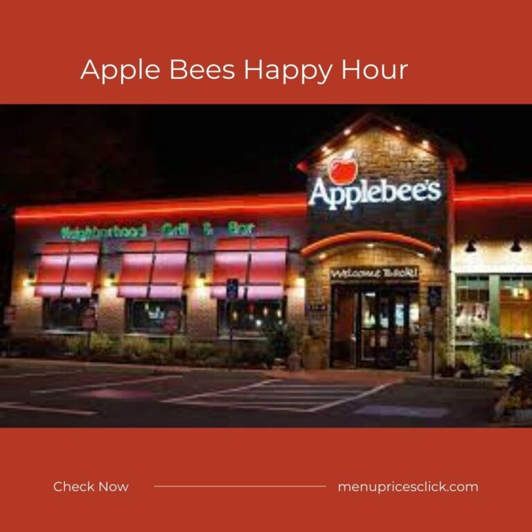 Apple Bees Happy Hour – Half Price App, Time & Special 2024