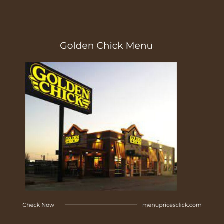 Golden Chick Menu With Prices- Sandwiches and Family Meals
