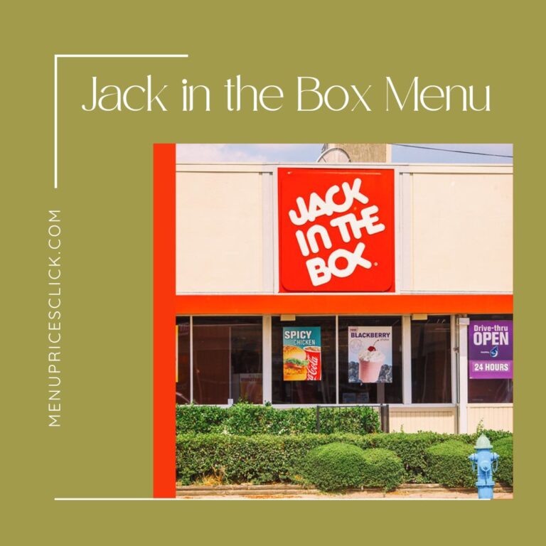 Jack in the Box Menu With Prices – A Food Lover’s Dream