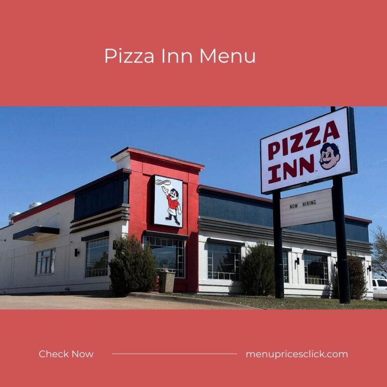 Pizza Inn Menu With Prices – Pizza, Pasta Dishes 2024