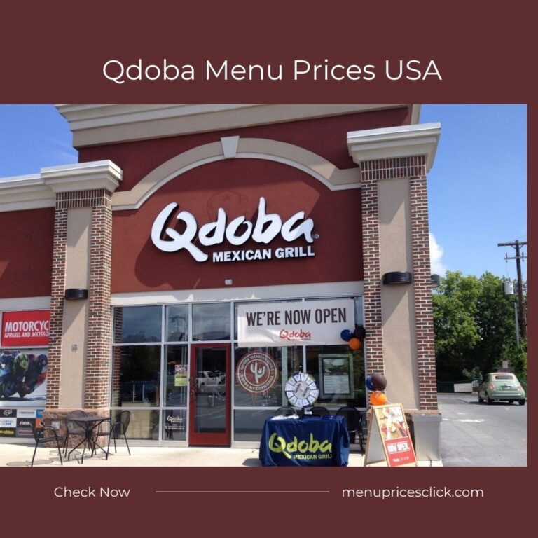 Qdoba Menu Prices USA – Mexican Eats, Burritos, Nachos 2024