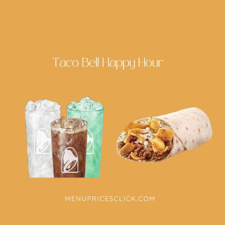 Taco Bell Happy Hour – Menu Prices 2024 – MPC