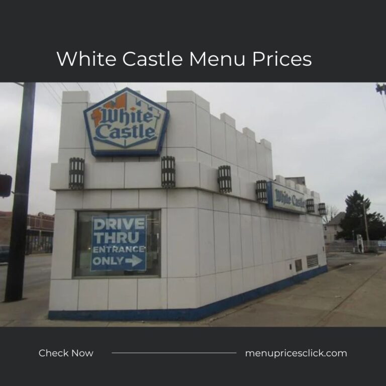 White Castle Menu Prices – Affordable Options 2024