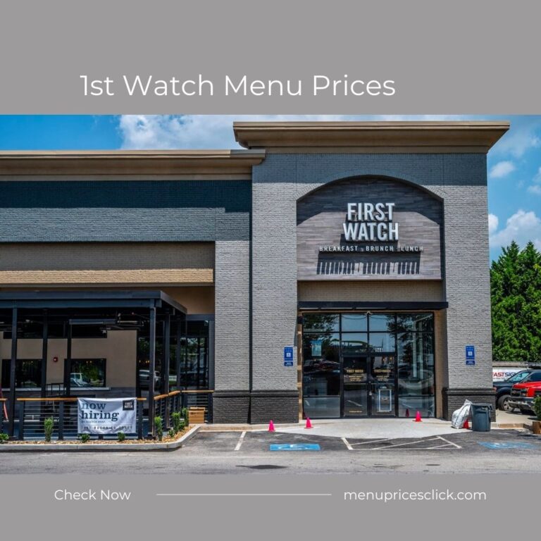 1st Watch Menu Prices –  Breakfast, Sandwiches, lunch 2024
