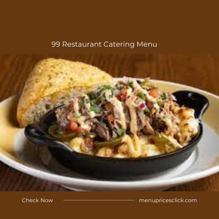 99 Restaurant Catering Menu – Bar Restaurant Sandwich Platter