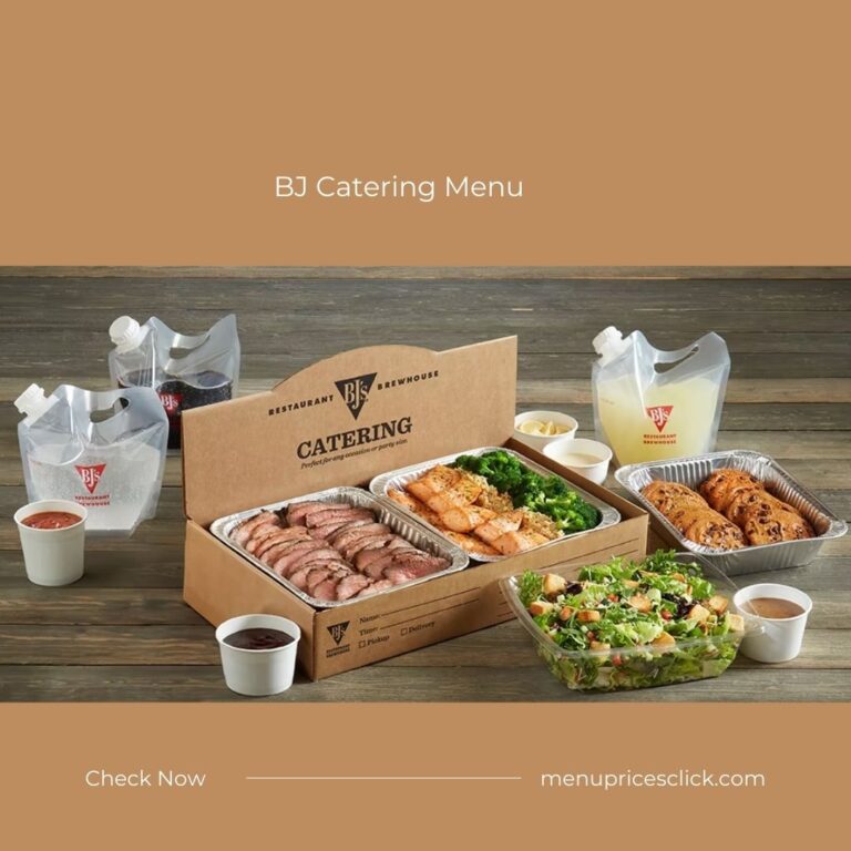 BJ Catering Menu – Platers and Trays [Updated 2024]