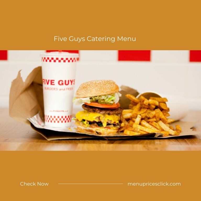 Five Guys Catering Menu – Elevate Your Event with Flavor 
