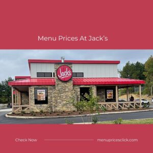 Menu Prices At Jack’s