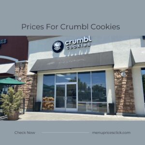 Prices For Crumbl Cookies