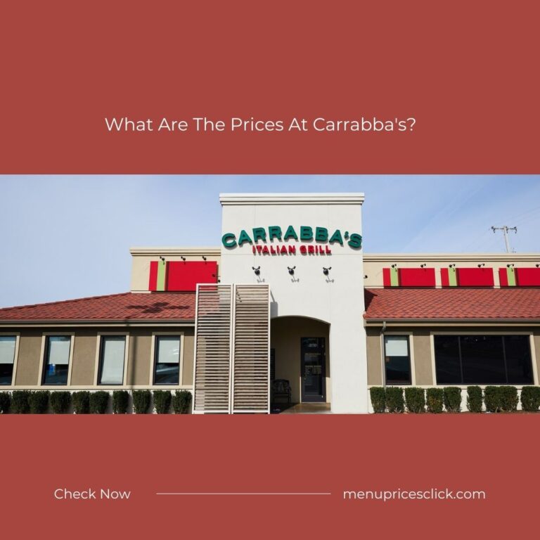 What Are The Prices At Carrabba’s? Italian Grill Menu 2024
