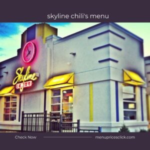 skyline chili's menu