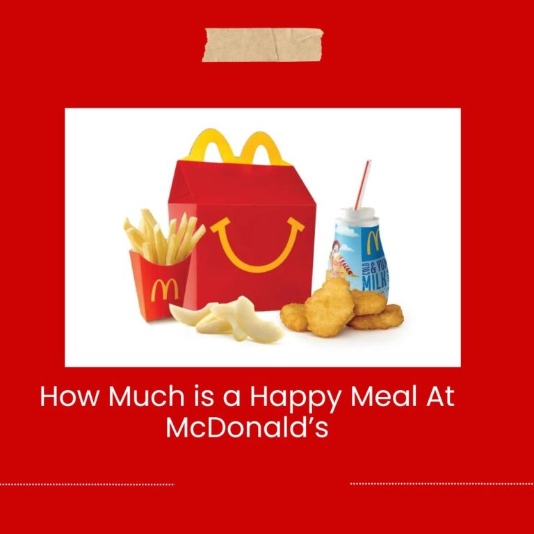 How Much is a Happy Meal At McDonald’s? – In 2024
