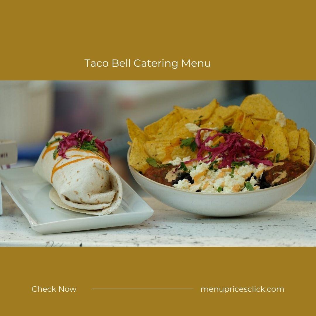 Taco Bell Catering Menu