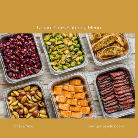 Urban Plates Catering Menu – Boxed Meal, Plates [Jan 2024]