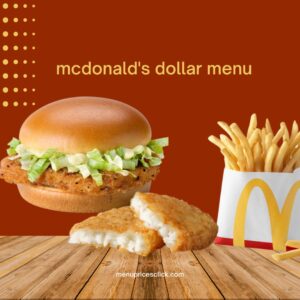mcdonald's dollar menu