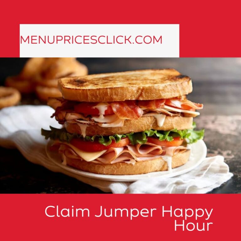 Claim Jumper Happy Hour – Tasty Times