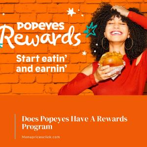 Does Popeyes Have A Rewards Program