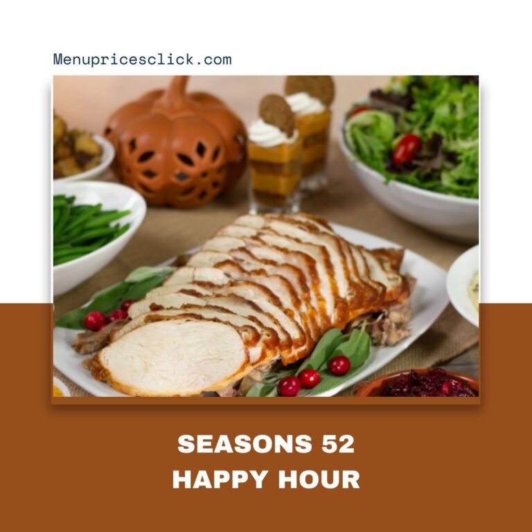 Seasons 52 Happy Hour Offical Time And Menu 3 PM To 6 PM