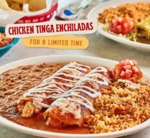 Chuy's Enchilada Dinner Menu