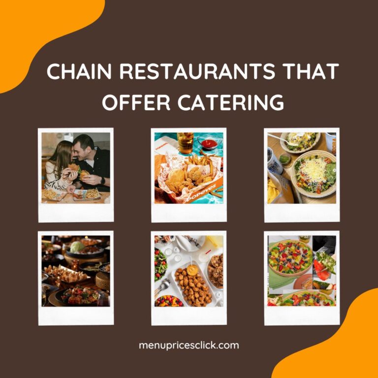 Chain Restaurants That Offer Catering – Easy Party Solutions