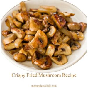 Crispy Fried Mushroom Recipe