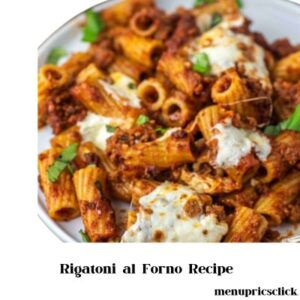 Rigatoni al Forno Recipe