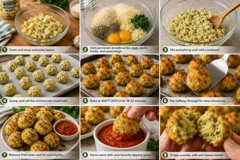 Artichoke Parmesan Bites (Easy Crispy Party Appetizer) 1 Artichoke Parmesan Bites