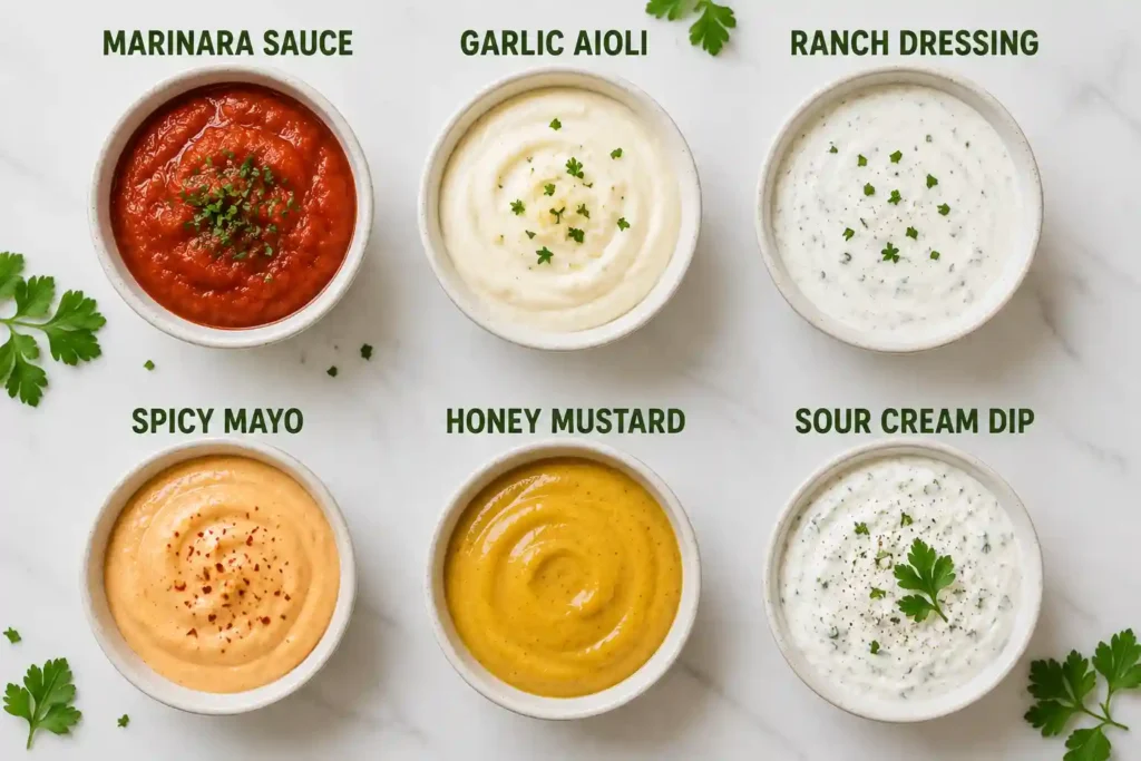 Artichoke Parmesan Bites (Easy Crispy Party Appetizer) 6 Best Dipping Sauces