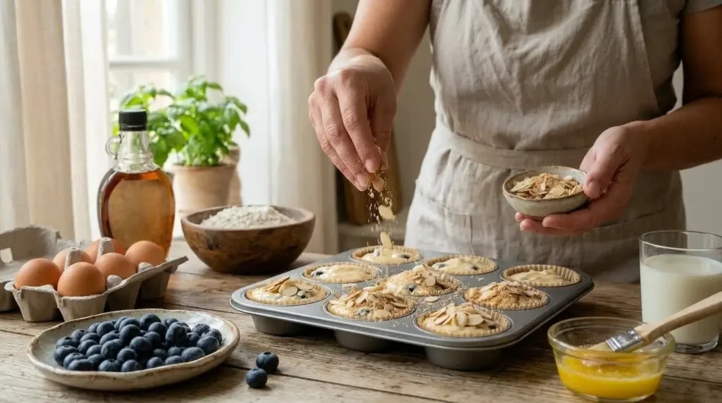 Blueberry Almond Muffins - 6 Easy Recipes to Try 2 Classic Blueberry Almond Muffins