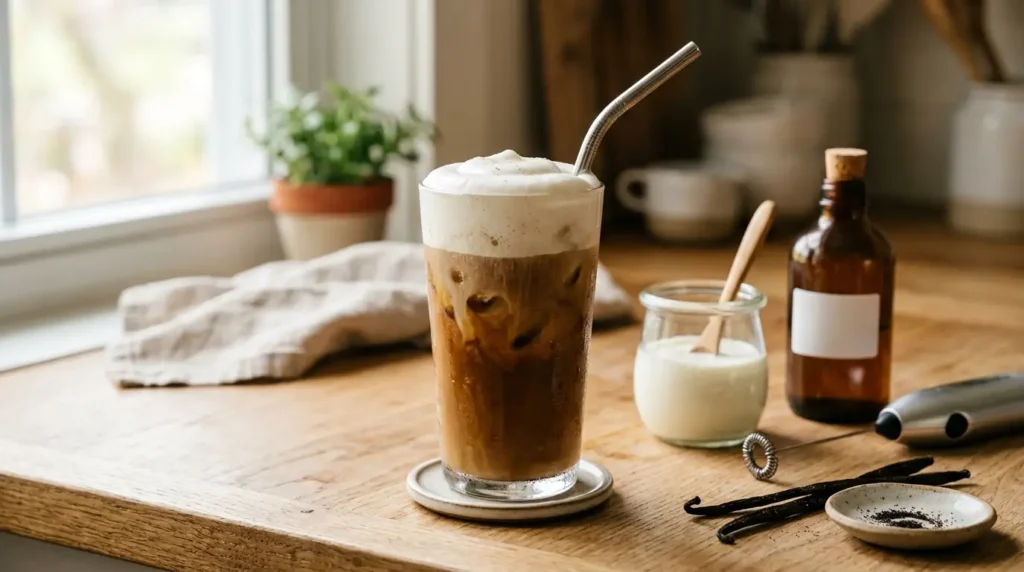 How Do You Make Vanilla Sweet Cream Cold Foam Coffee at Home? 2 Vanilla Sweet Cream Cold Foam