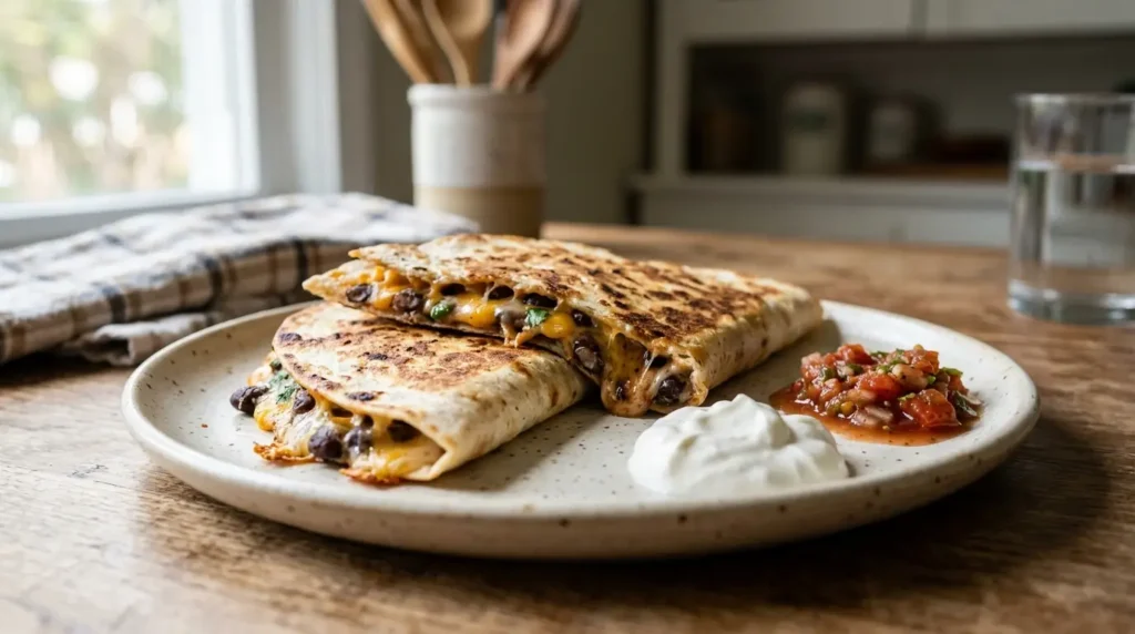 What Can I Cook Tonight for $5? 10 Cheap Dinner Ideas 6 Bean & Cheese Quesadillas