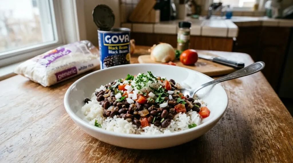 What Can I Cook Tonight for $5? 10 Cheap Dinner Ideas 3 Black Beans and Rice