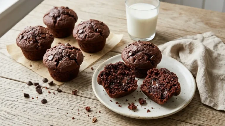 Double Chocolate Muffins Soft, Moist and Easy 1 Double Chocolate Muffins