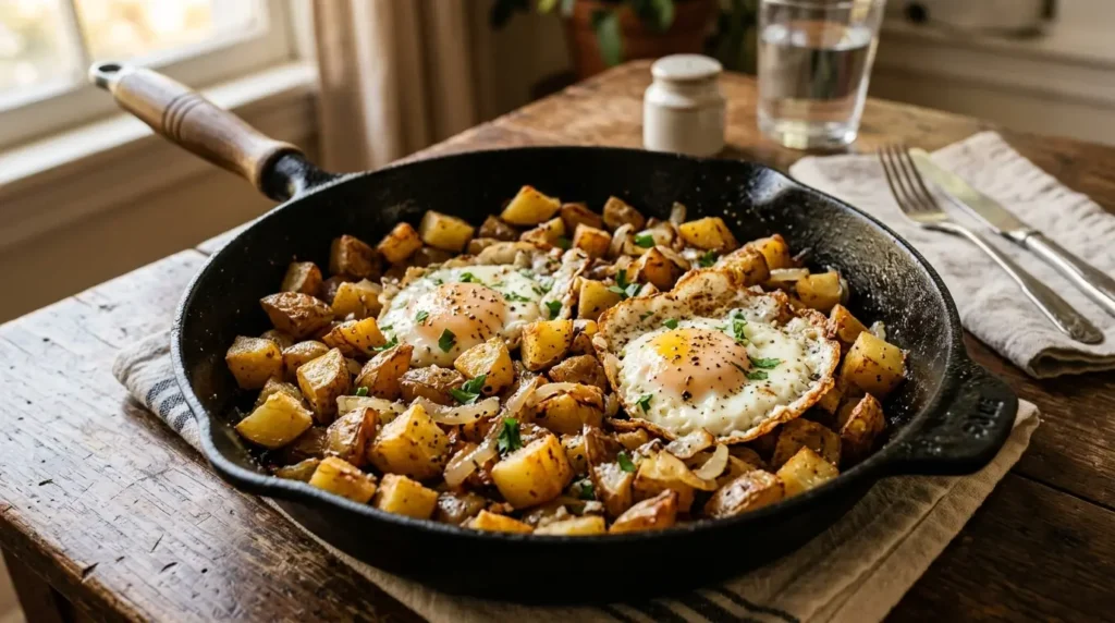 What Can I Cook Tonight for $5? 10 Cheap Dinner Ideas 5 Potato & Egg Skillet
