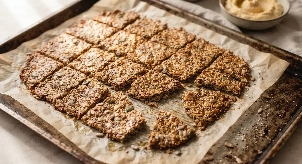 Seed Crackers Recipe - Crispy, Easy & Healthy 2 Why Make Seed Crackers at Home