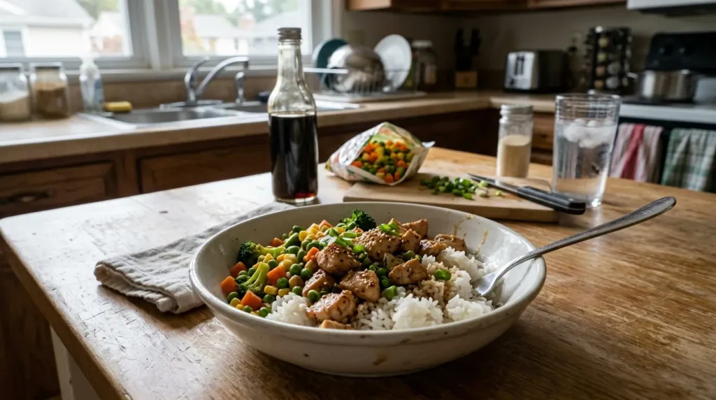 What Can I Cook Tonight for $5? 10 Cheap Dinner Ideas 8 homemade chicken rice bowl