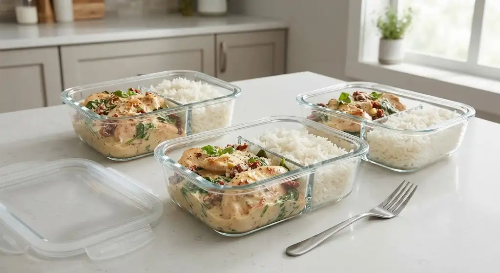 Creamy Tuscan Chicken (Easy 30-Minute Recipe) 6 tuscan-chicken-meal-prep